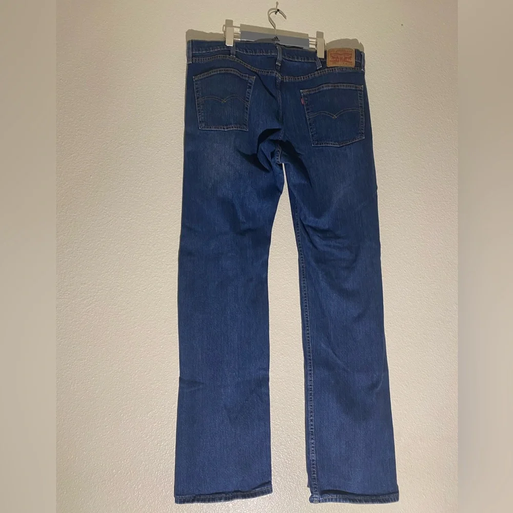 Levi's Men's Strauss & CO  505 Stretch Leg Jeans in Dark Blue Size W 40 L 34